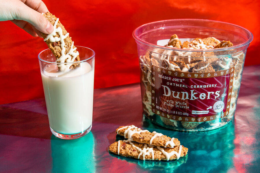 Trader Joe's Oatmeal Cranberry Dunker Review Best New Cookie to Try