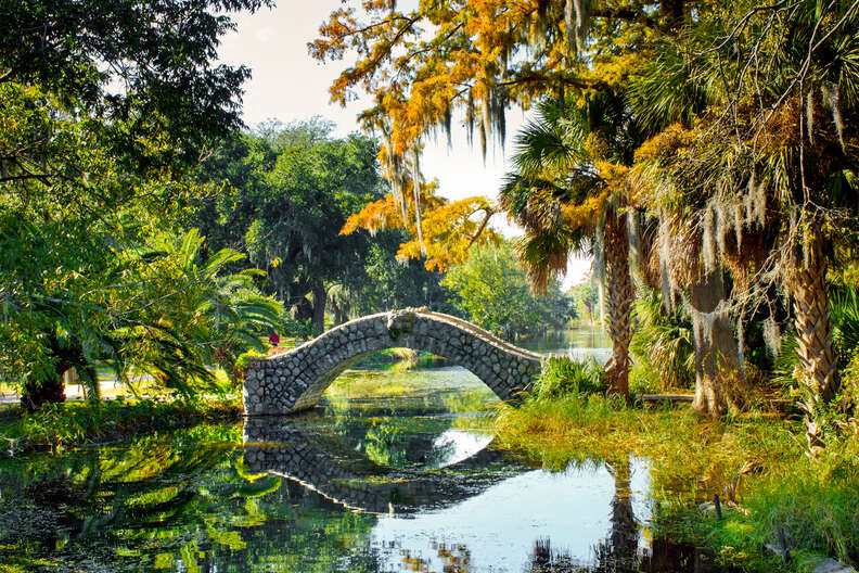 Old Stone Bridge, City Park, New Orleans