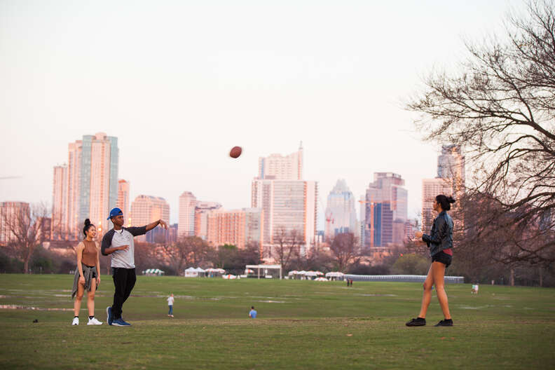 Zilker Park, Austin.