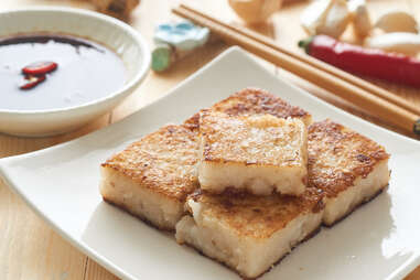 radish cakes steamed cake fried