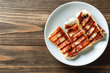 Greek Grilled Halloumi Cheese