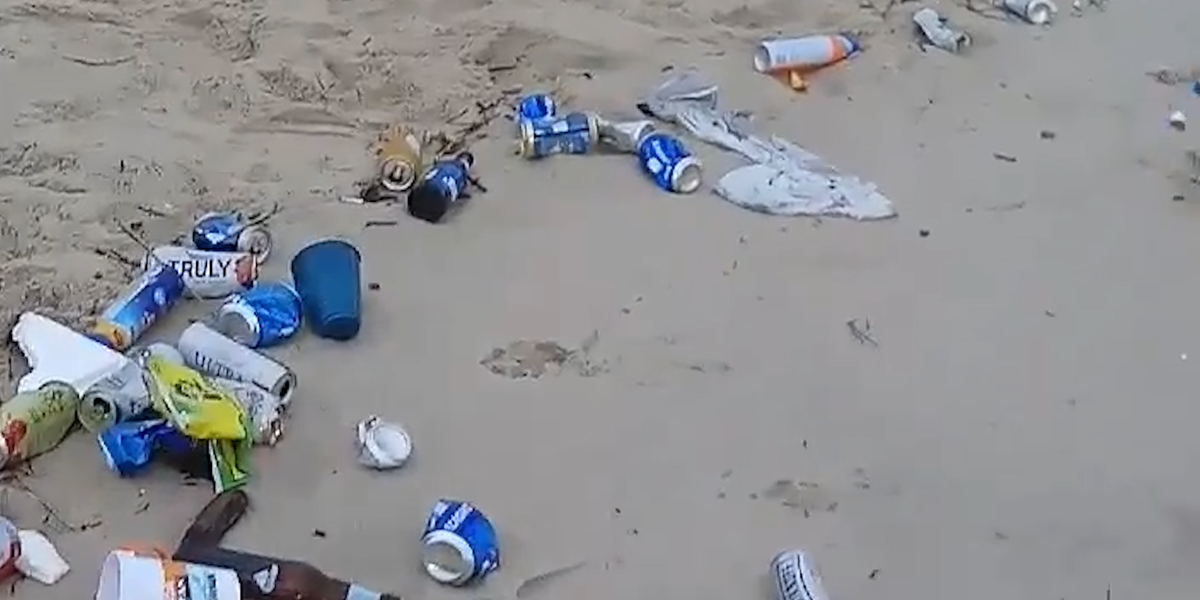 20,000 Pounds of Trash Left at Virginia Beach After Floatopia Event