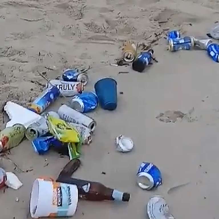 20,000 Pounds of Trash Left at Virginia Beach After Floatopia Event ﻿ NowThis