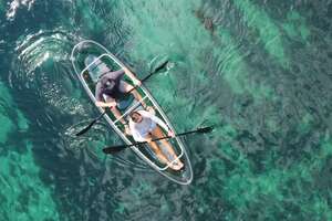 Take a Trip on These See-Through Kayaks and Explore the Water Without Going Overboard