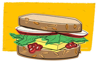 Ploughman's sandwich