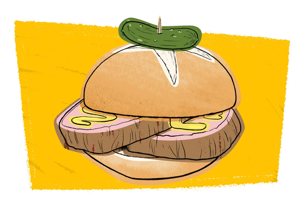 fancy sandwiches clipart