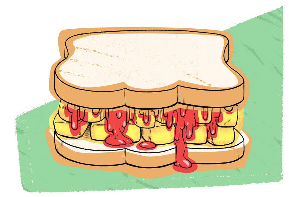 fancy sandwiches clipart