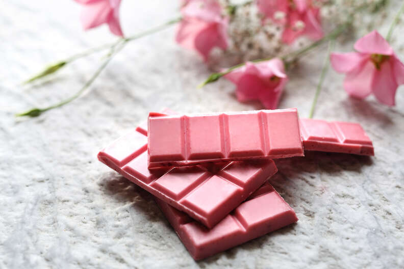 pink ruby chocolate bars