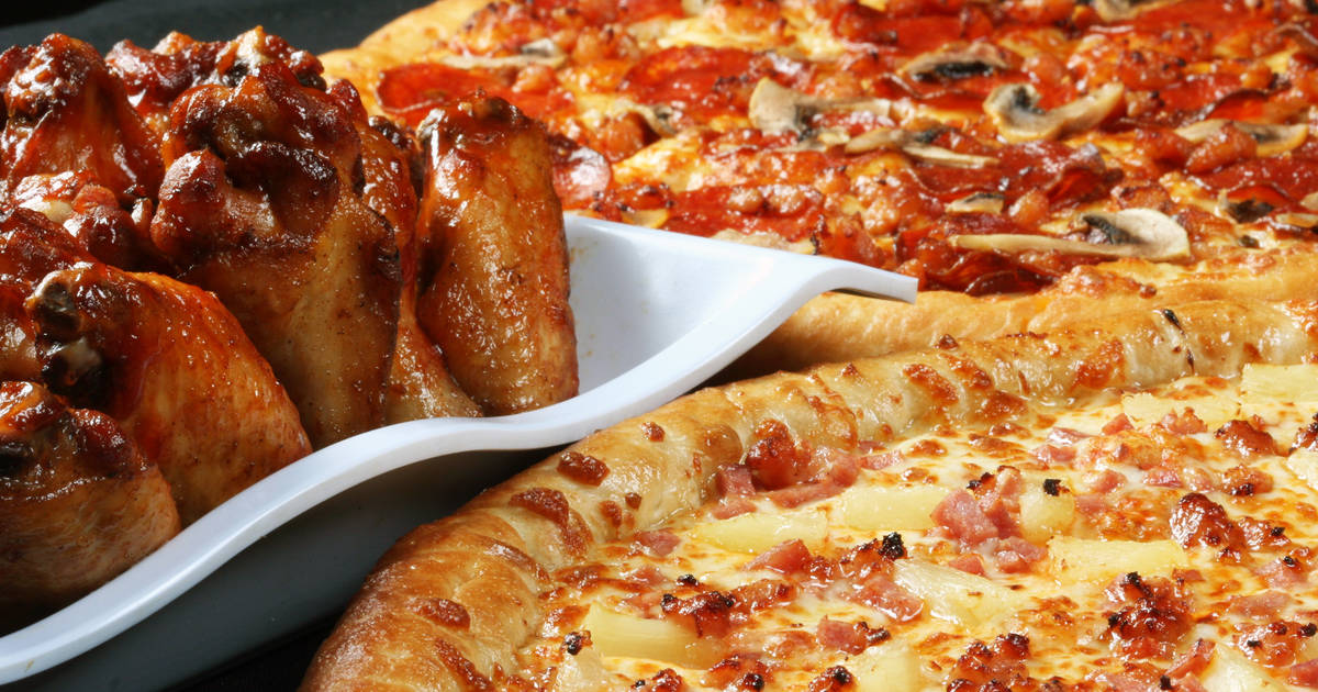 Super Combo Chocolate Pizza and Peanut Butter Wings