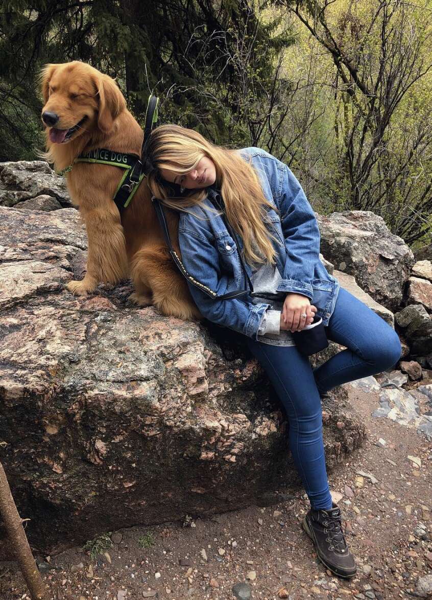 service dog goes to disney