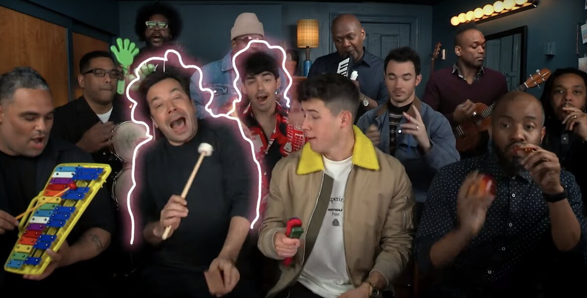 Classroom Instruments: Jonas Brothers Played With Jimmy Fallon & The ...