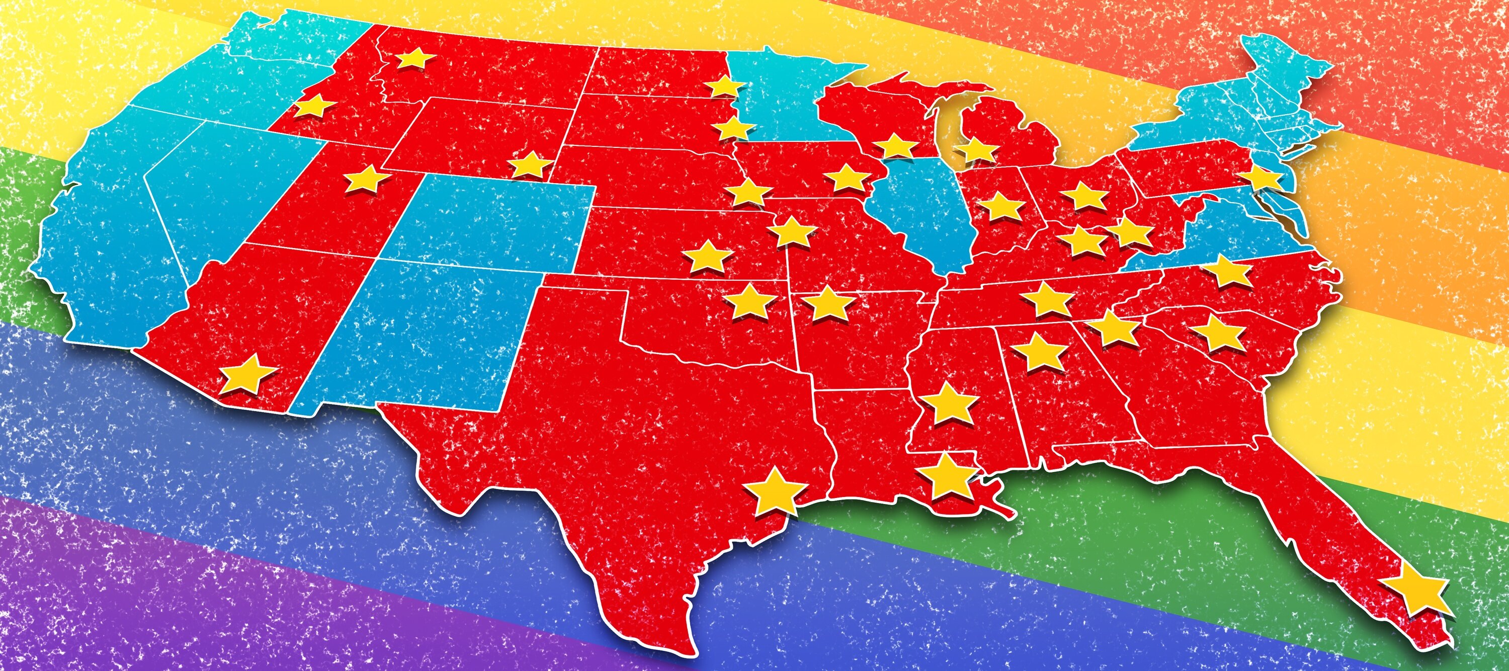 The Most LGBTQ+ Friendly City in Every Red State in America