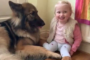 Little Girl Grows Up With Her Best Friend In Adorable Time Lapse