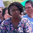 Ayanna Pressley Delivers Speech After Visiting Migrant Detention Facilities 