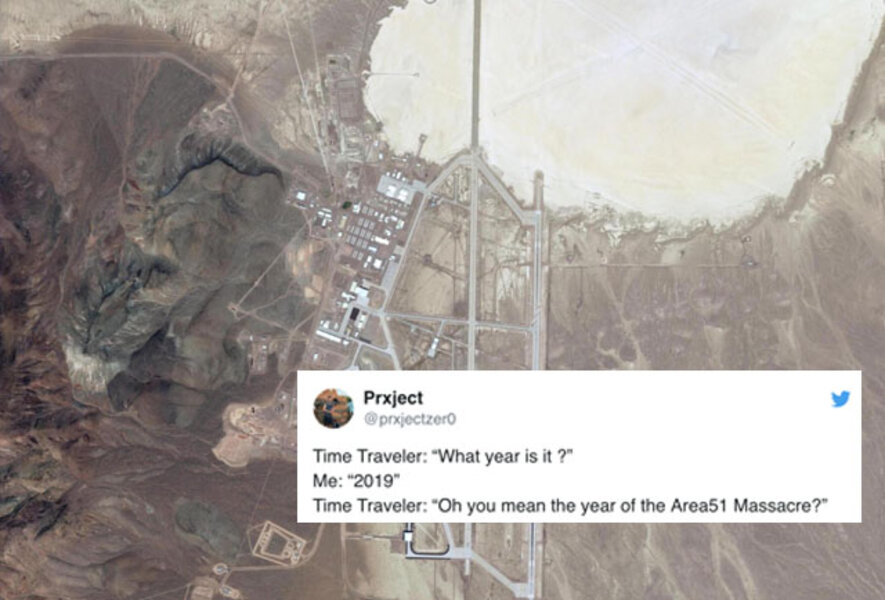 The internet's best memes and reactions to Area 51 stormers