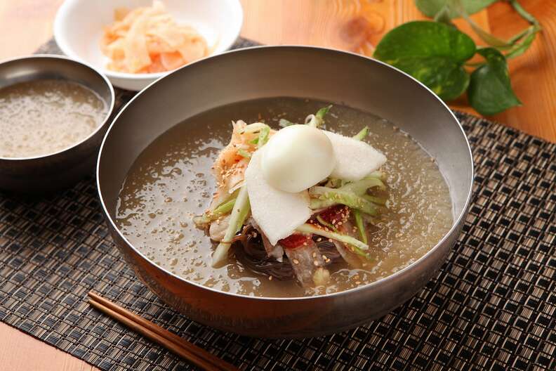 naengmyeon cold chilled korean noodles