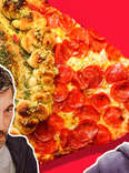 Calzone-Garlic Knot Pizza: Pizza or Calzone?