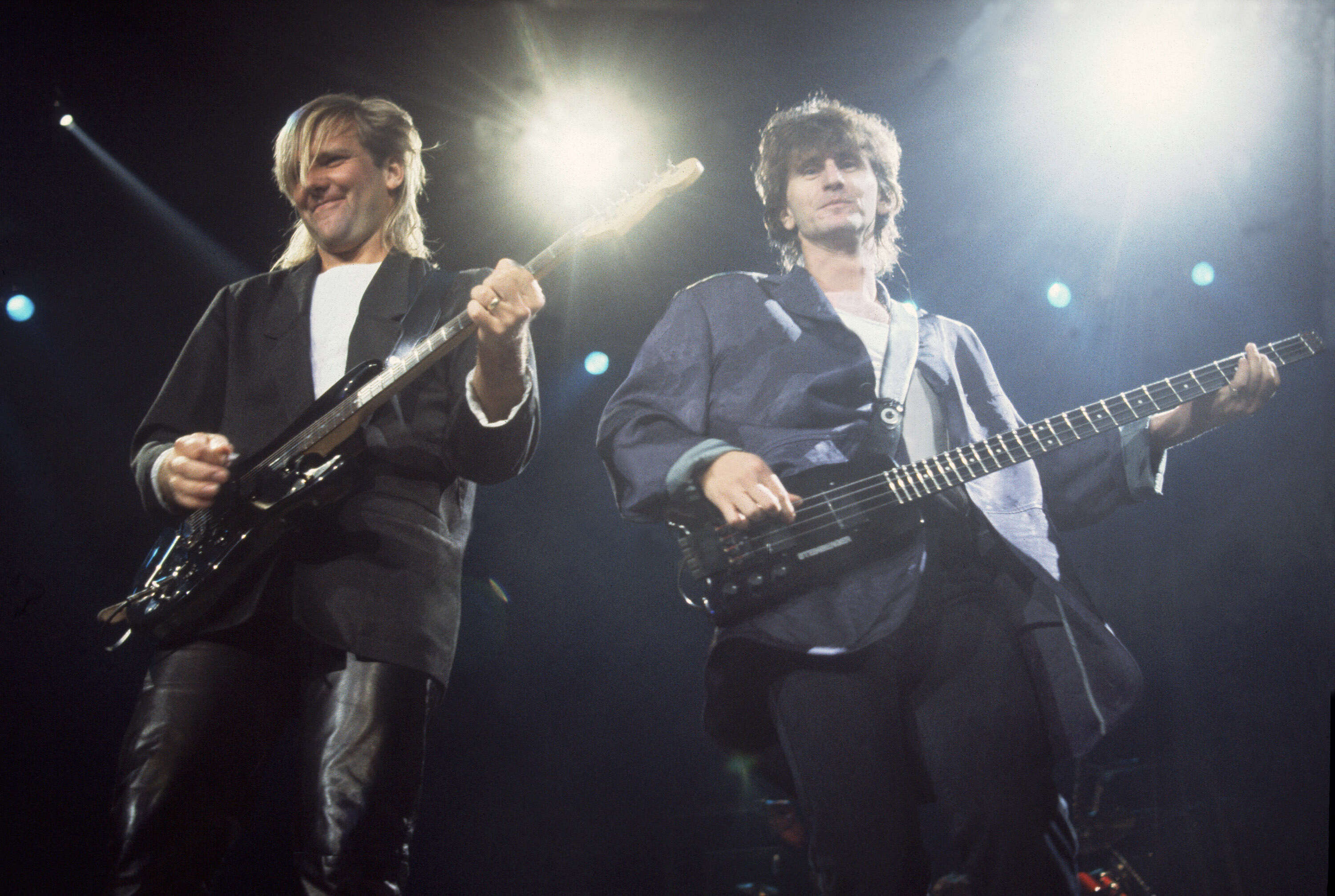 Alex Lifeson and Geddy Lee of Rush