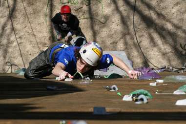 The Climbing Wall at James Island County Park