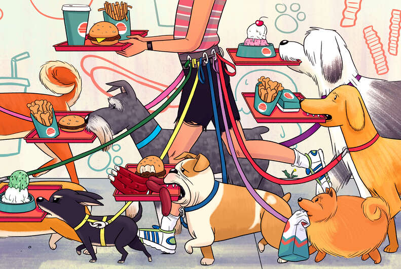 dogs menu thrillist restaurant dog friendly