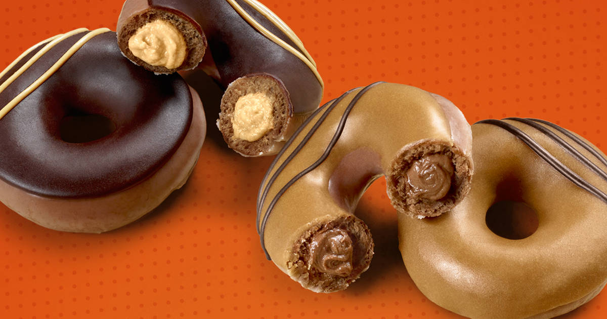 Krispy Kreme Is Releasing Two New Reese's Flavored Donuts - Thrillist