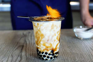 This Bubble Tea Is Set on Fire