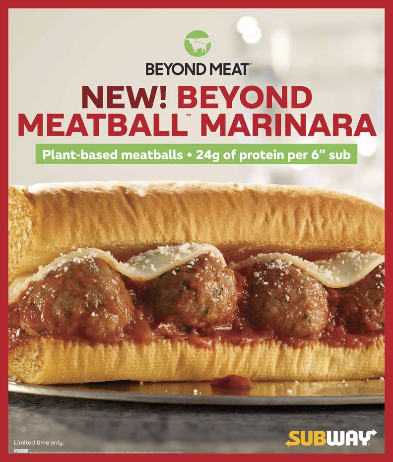 Subway Releases Beyond Meat Meatless Meatball Sub How To Try It Thrillist