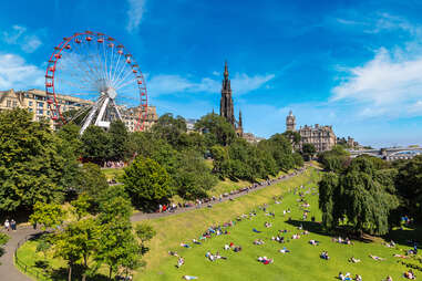 Walter Scott Monument in Edinburgh