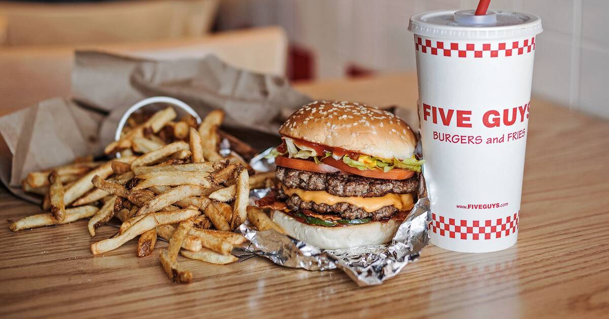 five guys bacon cheeseburger vs little