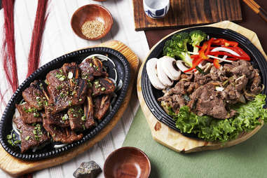 Korean food, LA Galbi and Bulgogi