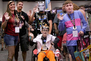 Making a Wish at Comic Con 