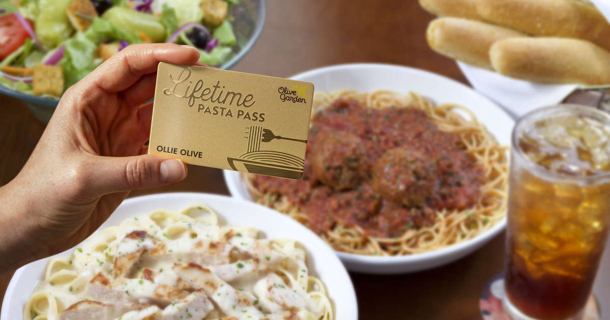 Olive Garden Lifetime Pasta Passes 2019 How To Get Unlimited Free