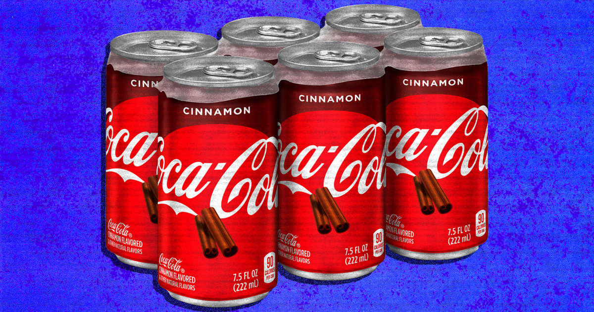 Cinnamon Coke CocaCola Debuts New Cinnamon Flavored Soda Thrillist