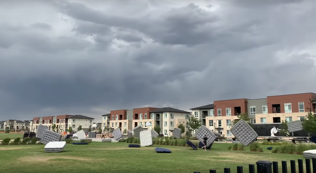 Flying Air Mattresses in Colorado: Windstorm Causes Chaos at Park in ...