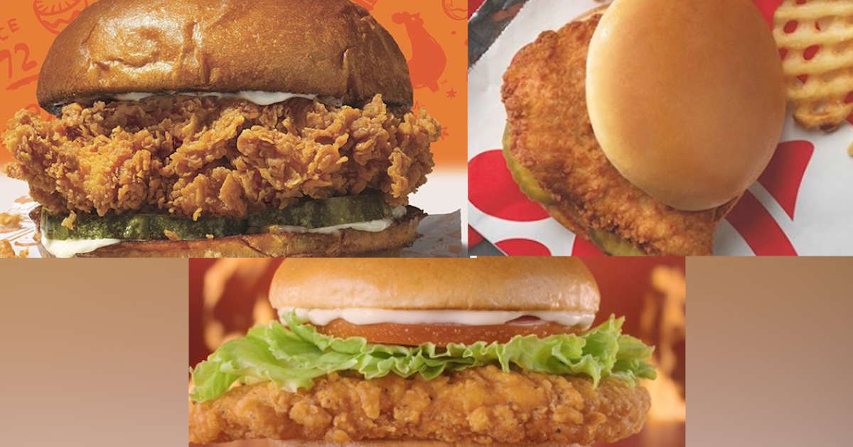 Best Chicken Sandwich Fast Food Chains