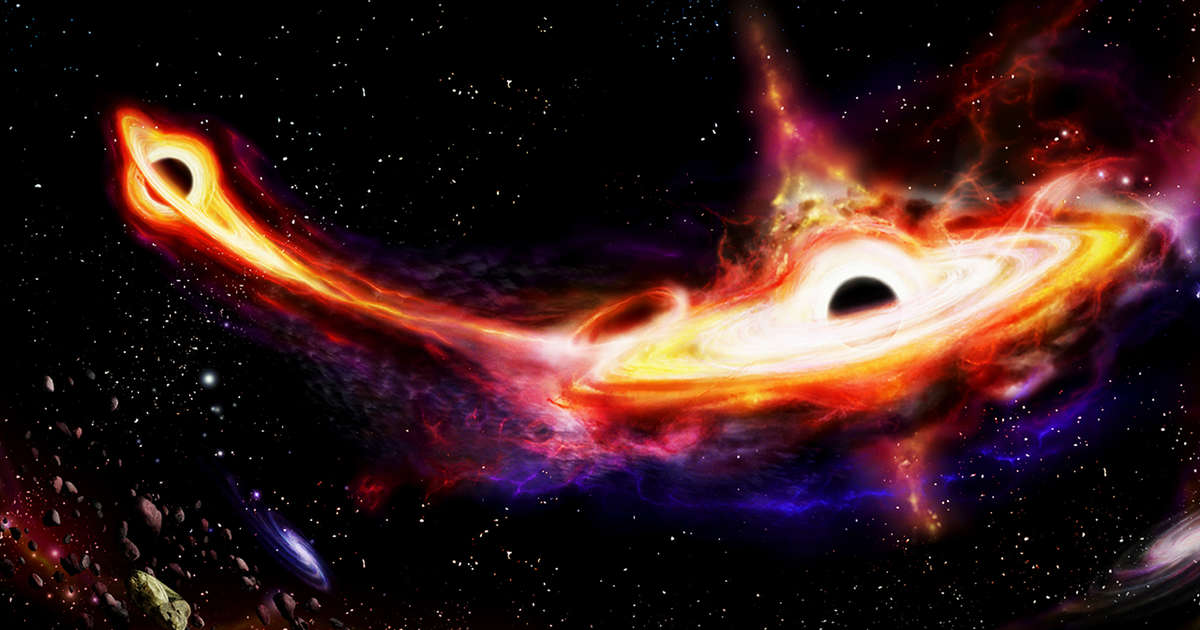 Scientists Detected Two Supermassive Black Holes On A Collision Course