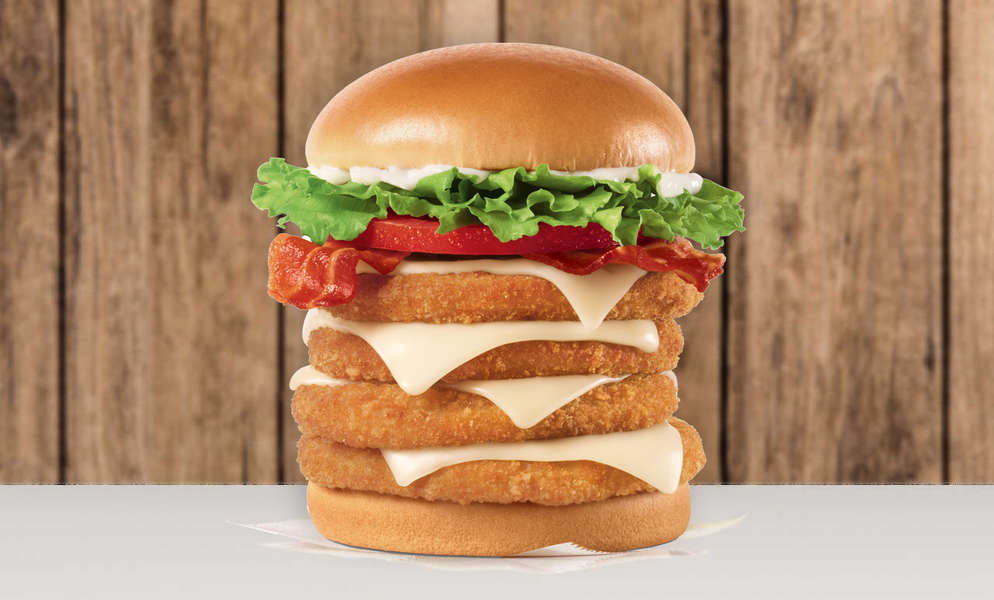 Jack in the Box's New Really Big Chicken Sandwich Stacks Four Patties