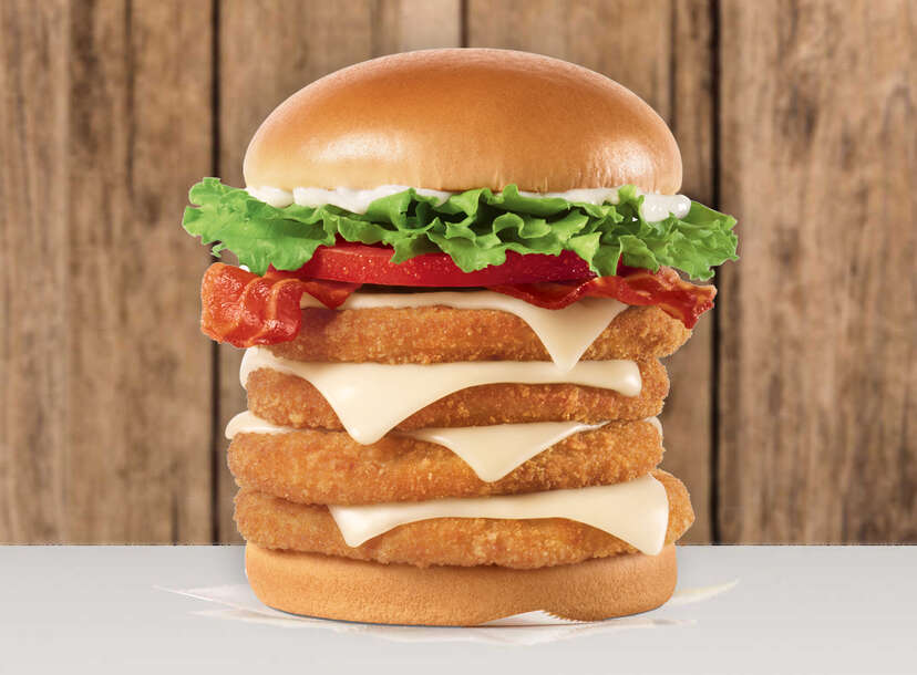 Jack in the Box s New Really Big Chicken Sandwich Stacks Four