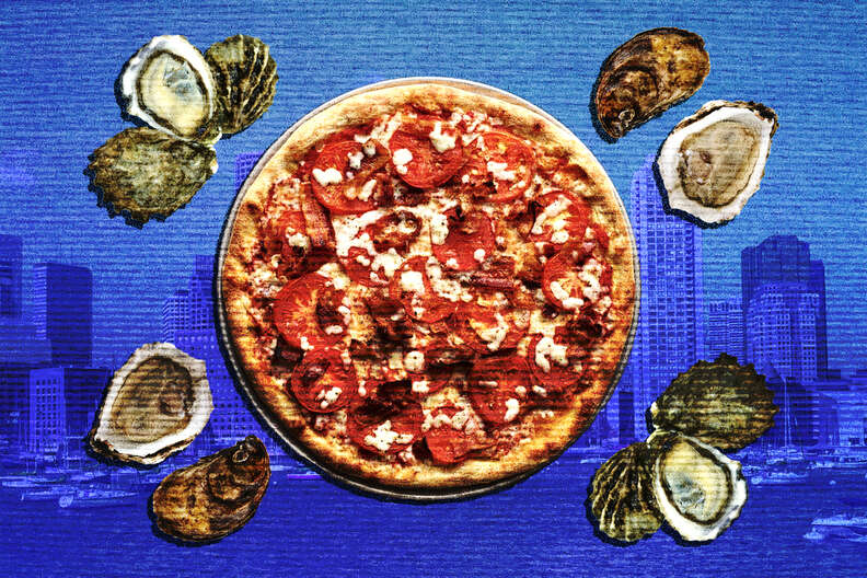 pizza oysters