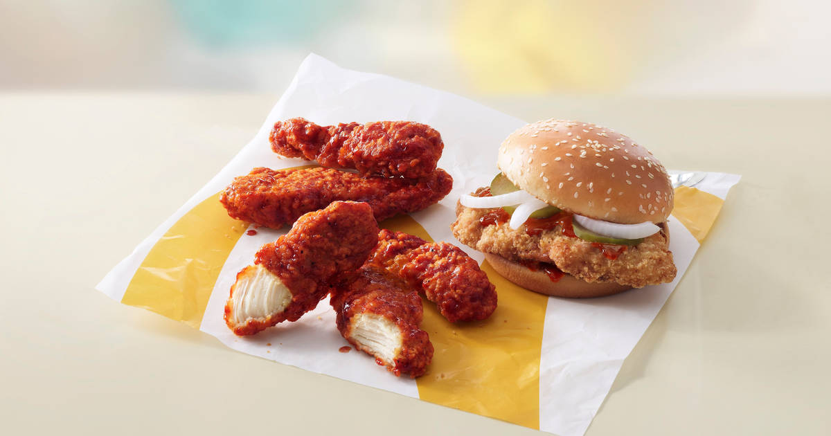 Mcdonald's barbeque tenders best sale