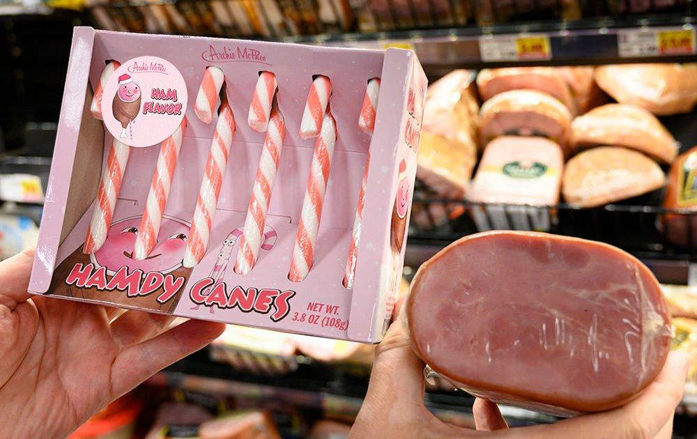 Archie McPhee's Hamdy Canes Retailer Sells Weird Candy Cane Flavors