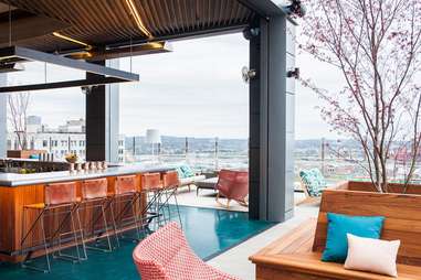 Rare Bird Rooftop Bar at the Noelle