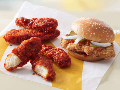 mcdonald's spicy bbq chicken sandwich