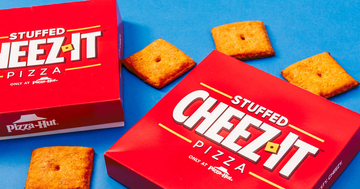 Pizza Hut's New Cheez-It 'Pizzas' Look Like Giant Cheez-Its