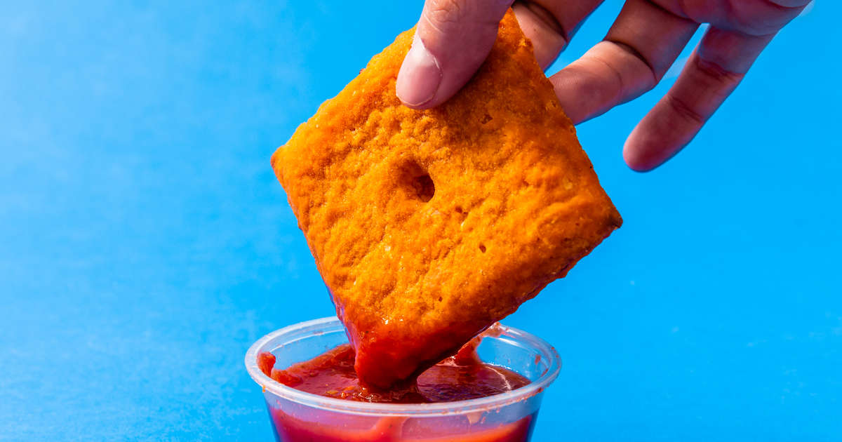 Does Pizza Hut's New Cheez-It 'Pizza' Go Too Far? We Tried It and Found Out.