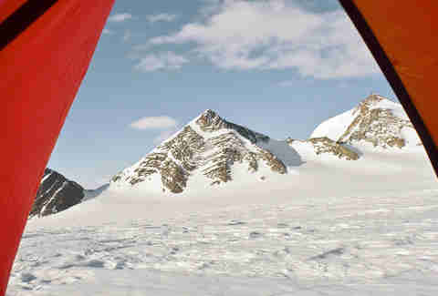 airbnb sabático antártida glaciar frío nieve montaña