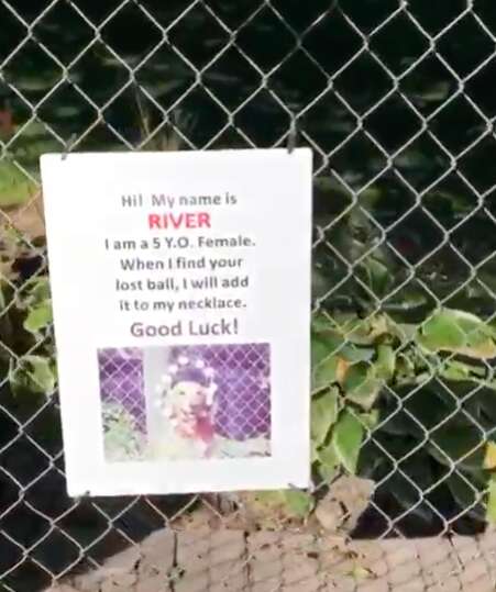 Sign on the Mick Riley Golf Course in Salt Lake City