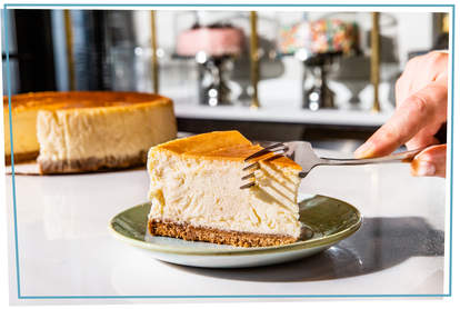 plain cheesecake from Estuary, Brooklyn