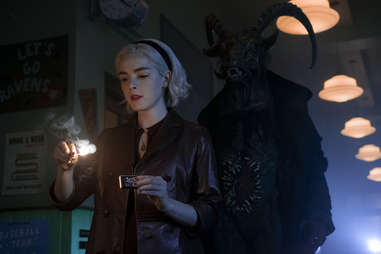 kiernan shipka in chilling adventures of sabrina