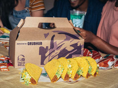 taco bell party pack grubhub tacos